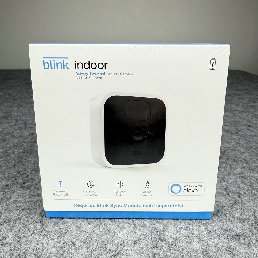 Blink NEW SEALED Indoor Add-on Security Camera (Sync Module Required)